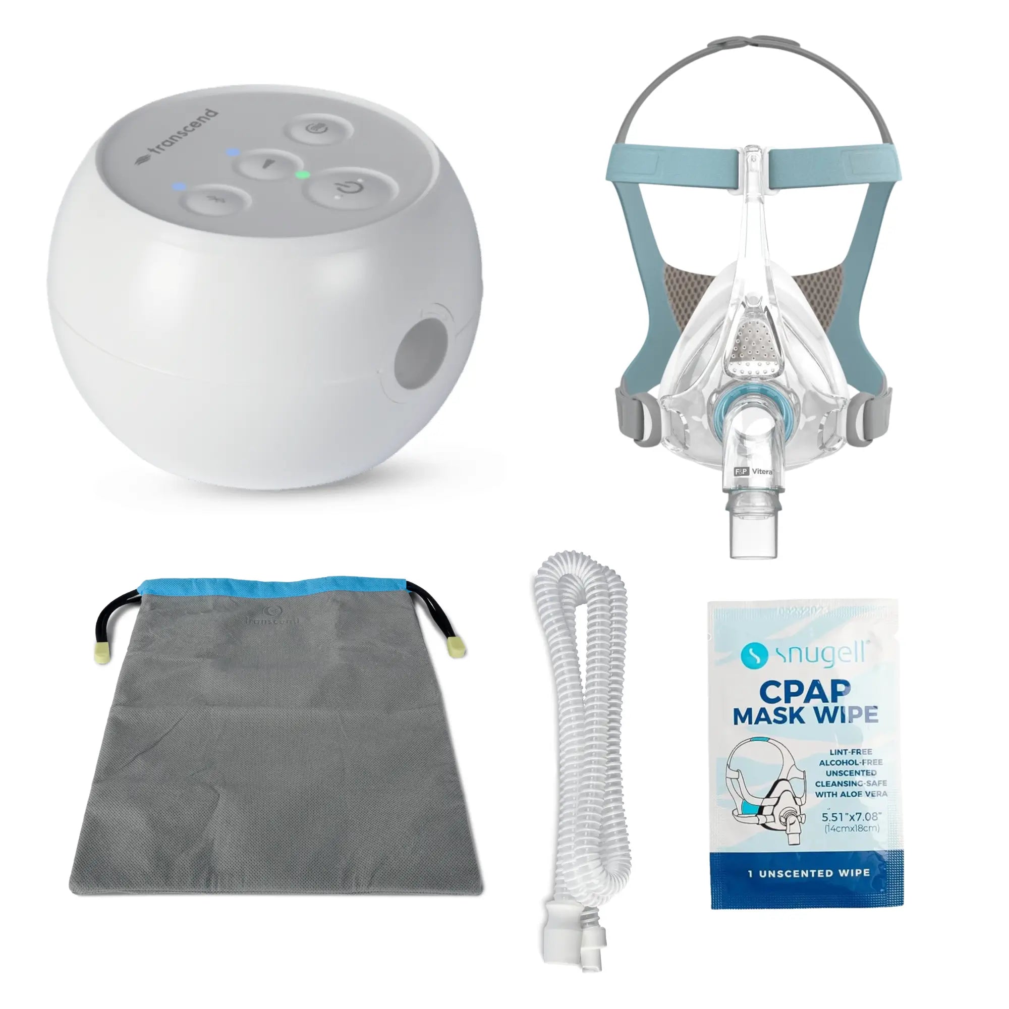 Transcend Micro Travel CPAP Machine Vitera Bundle